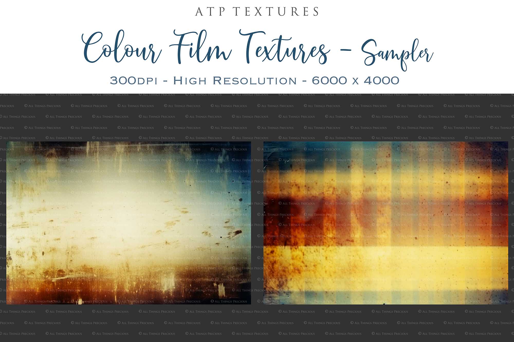 AI Digital - 24 COLOUR FILM TEXTURES - Set 1
